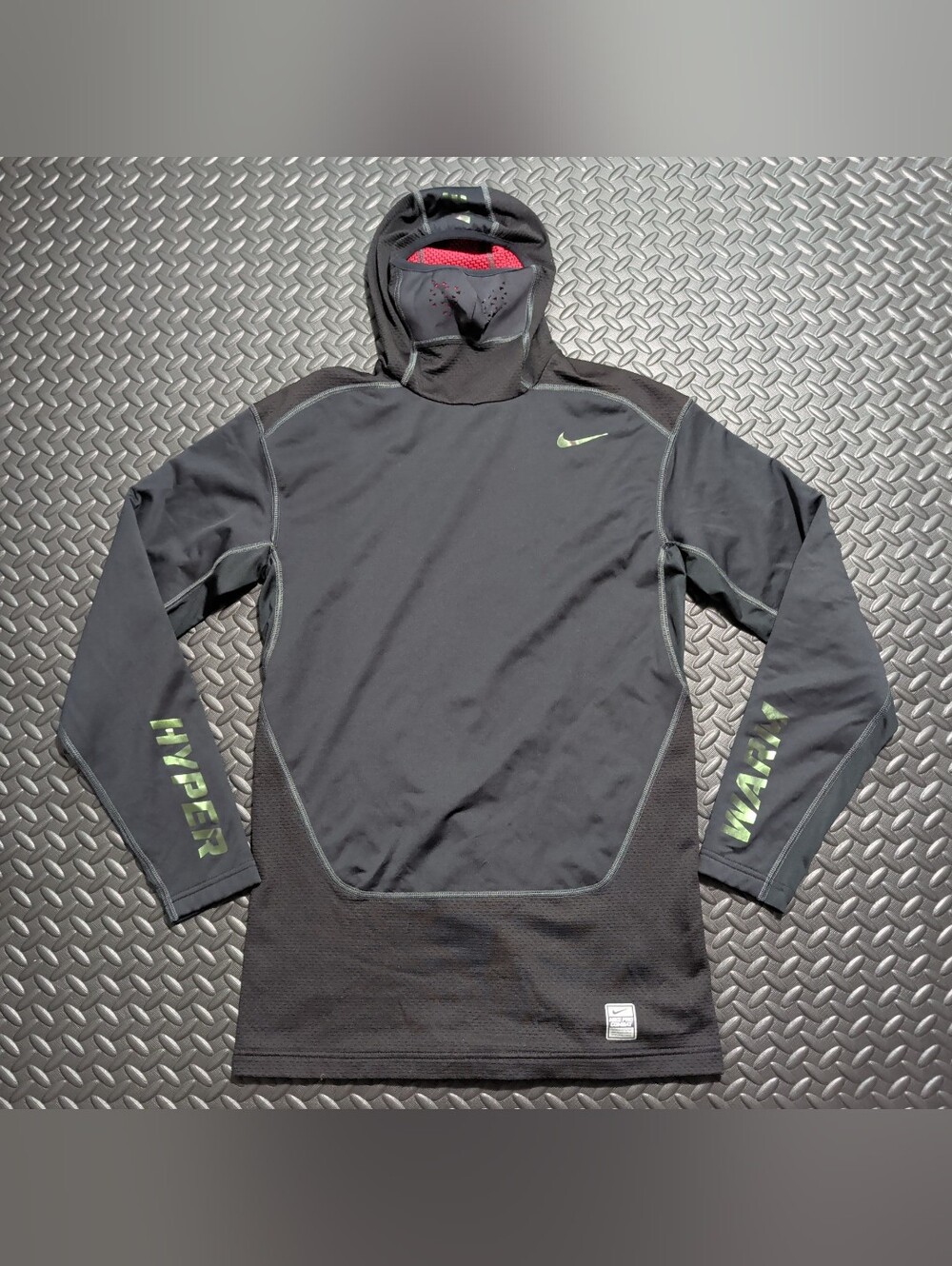 Nike Hyperwarm Dri-Fit Max Compression Hood size XL 559564-010